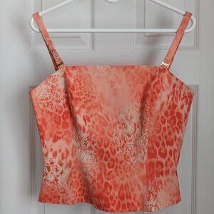 St. John Sport by Marie Gray Animal Print Bustier Camisole Tank top